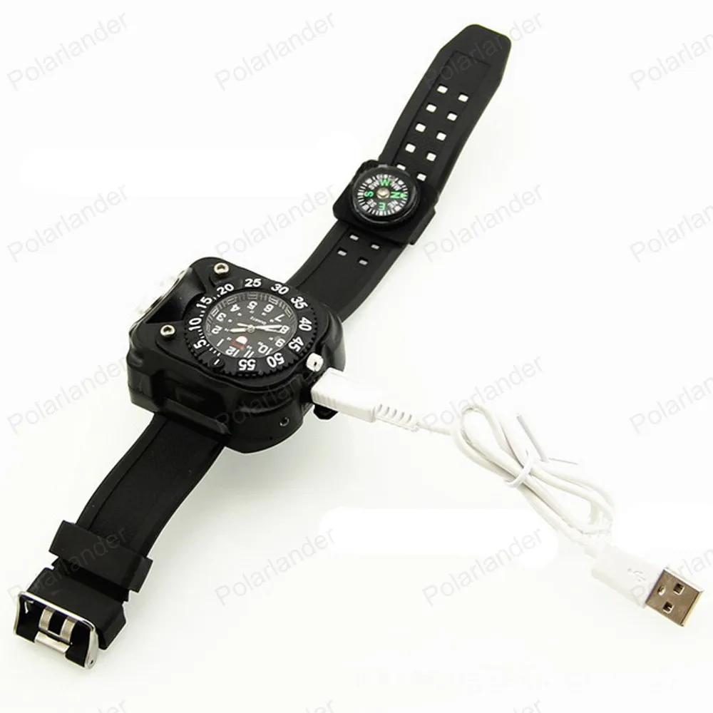 Мода Спорт на открытом воздухе механические часы водонепроницаемые Группа свет