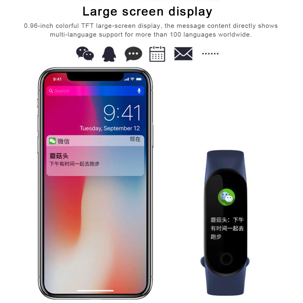 M30N фитнес-трекер кровяное давление, умные часы, водонепроницаемые, NFC, пульсометр, шагомер, умный браслет, браслет на запястье