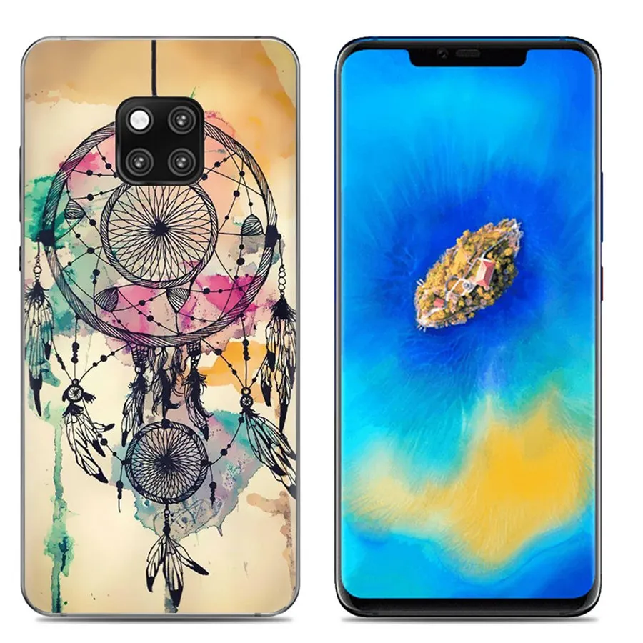 Чехол для телефона huawei mate 20 Pro 6 39-дюймов силиконовый мягкие Мультяшные из ТПУ