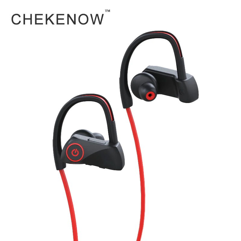 Chekenow спортивные Беспроводной Bluetooth наушники IPX7 Водонепроницаемый гарнитура с