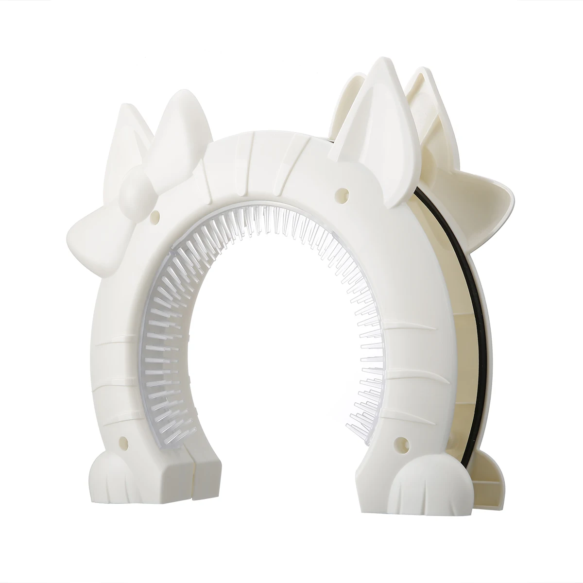 Прочная пластиковая Кошка маленькая ПЭТ запирающаяся дверь с щеткой для волос