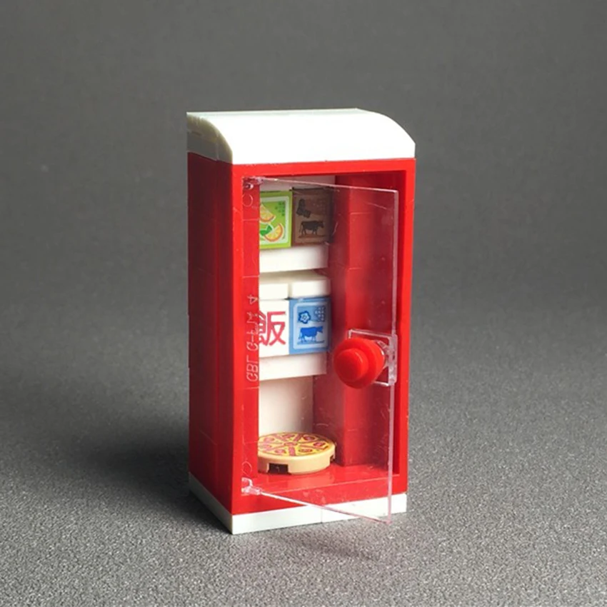Игрушки City Home MOC аксессуары для кухни в холодильнике морозильной камере