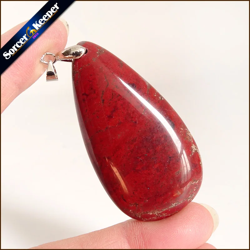 Натуральный камень красный речной камень Bijoux винтажные изделия ручной работы бусины подвеска костюм ювелирные изделия для женщин и мужчин Шарм ожерелье с подарочной коробкой YS376