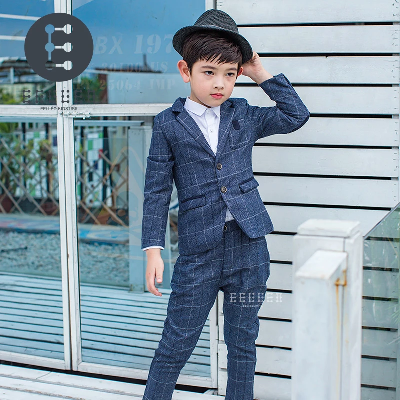 Осень зима 2017 официальные костюмы для мальчиков на свадьбу комплект из 2
