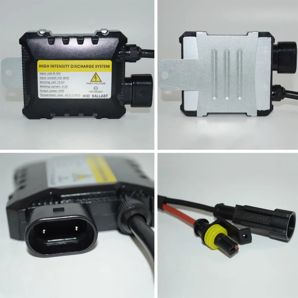 La Ryanes 55W цифровой тонкий 12V hid xenon балласт 55w блок электронный зажигания для HID kit H7 H4