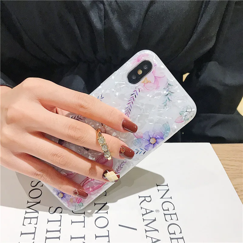 DISCASE мода мечта раковины чехол для телефона iphone XS MAX XR X 6 6s 8 7 plus цветок милые