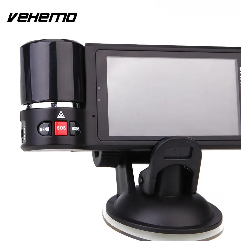 F600 2," HD 1080P двойной объектив Автомобильный видеорегистратор заднего вида автоматический Регистратор данных