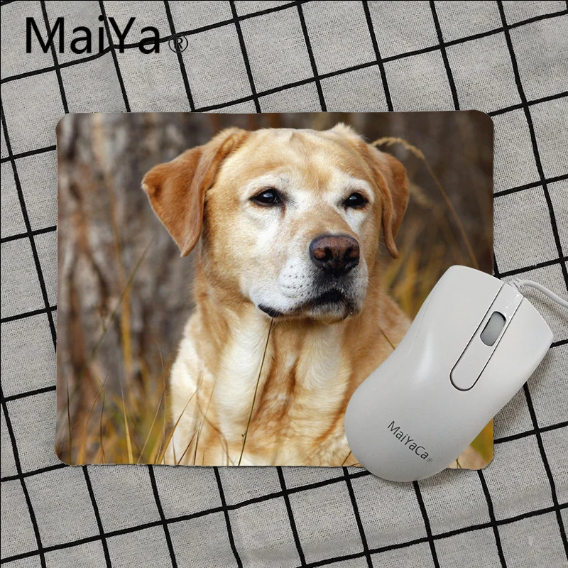 No Lock Edge25x29cm Maiya, высокое качество, лабрадор, собака, животные, Нескользящие, прочные, силиконовые компьютерные коврики,,, игровой коврик, мышь - Цвет: No Lock Edge25x29cm
