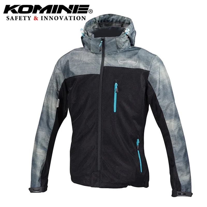 KOMINE японская оригинальная мужская летняя мотоциклетная куртка Мужская дышащая анти-осенняя мотоциклетная куртка защитная куртка для езды на гонок 3XL