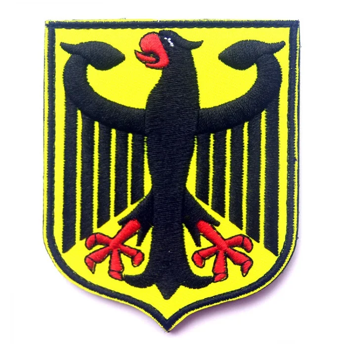 Germany eagle Вышивка POLIZEI полицейский Каратель немецкий y Deutschland Орел Немецкий флаг боевой патч тактическая аппликация эмблема значок - Цвет: Germany eagle
