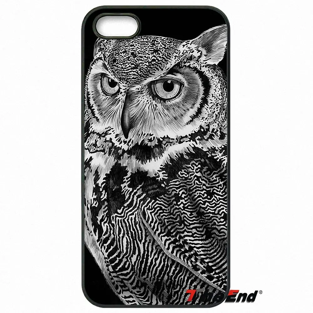 Ретро винтажный Чехол для телефона с изображением совы животных Samsung Galaxy Note 2 3 4 5 S2