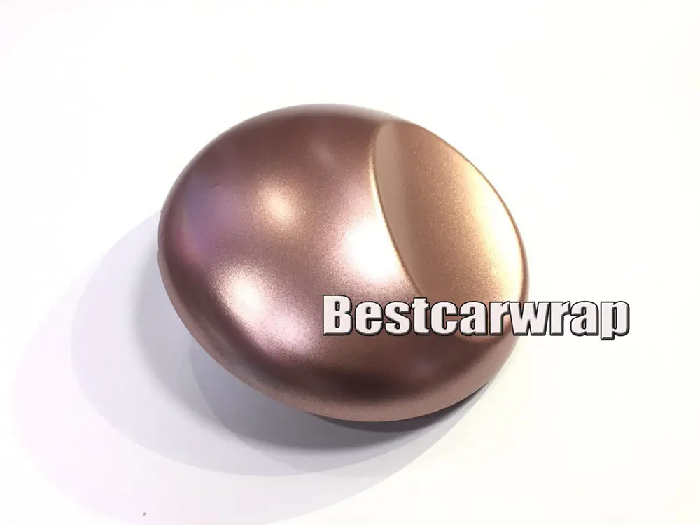 Розовое золото матовый хром виниловая обертка металлик для автомобиля Wrap