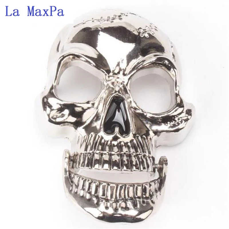 Модная одежда по оптовым ценам мужской ремень Большой Череп с металлической