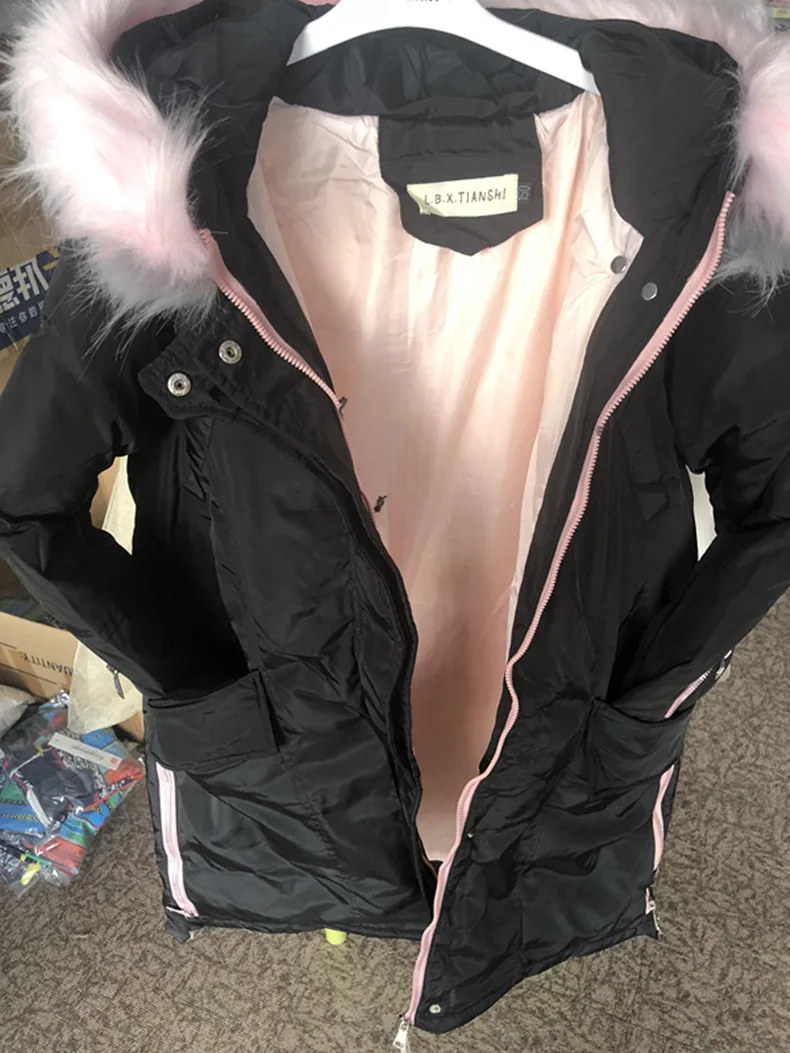 30 degrees Russia Girls down Jacket Winter Children Clothing Fashion multicolour Fur Collar Warm Outerwear& Coats 4-12 Y