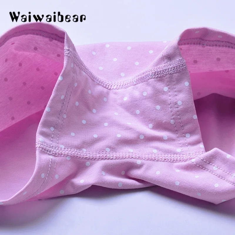 2 шт./трусы боксеры с рисунком в горошек для девочек дышащие хлопковые трусы