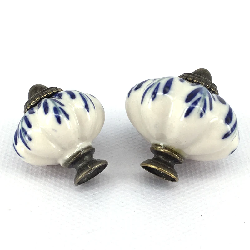 6 шт. ручки для мебели и шкафа|handle pull|ceramic pumpkincabinet knobs |