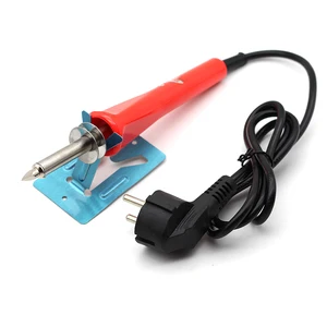 Электрический паяльник для пирографии, профессиональный инструмент для сжигания дерева, деревянная ручка для пайки, 220 В 30 Вт