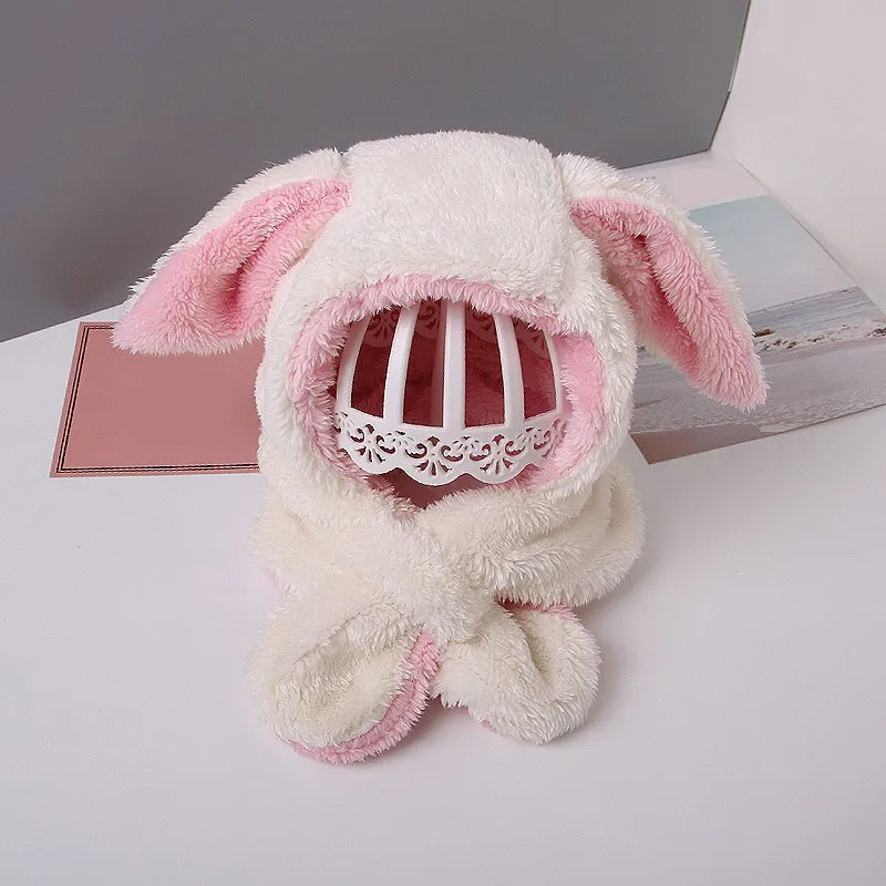 

Winter Warm Hat Toddler Baby Boys Girls Rabbit Ear Infant Ski Caps Kids Scarf Ear Warmer Hats