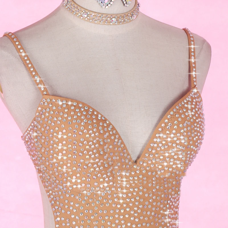 Трико женское для латиноамериканских танцев B220