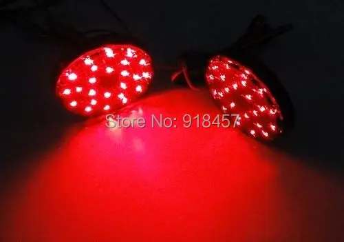 LY001-2 Black Smoked Lens LED Bumper Reflector Tail Brake Light for Toyota Highlander Sequoia | Автомобили и мотоциклы