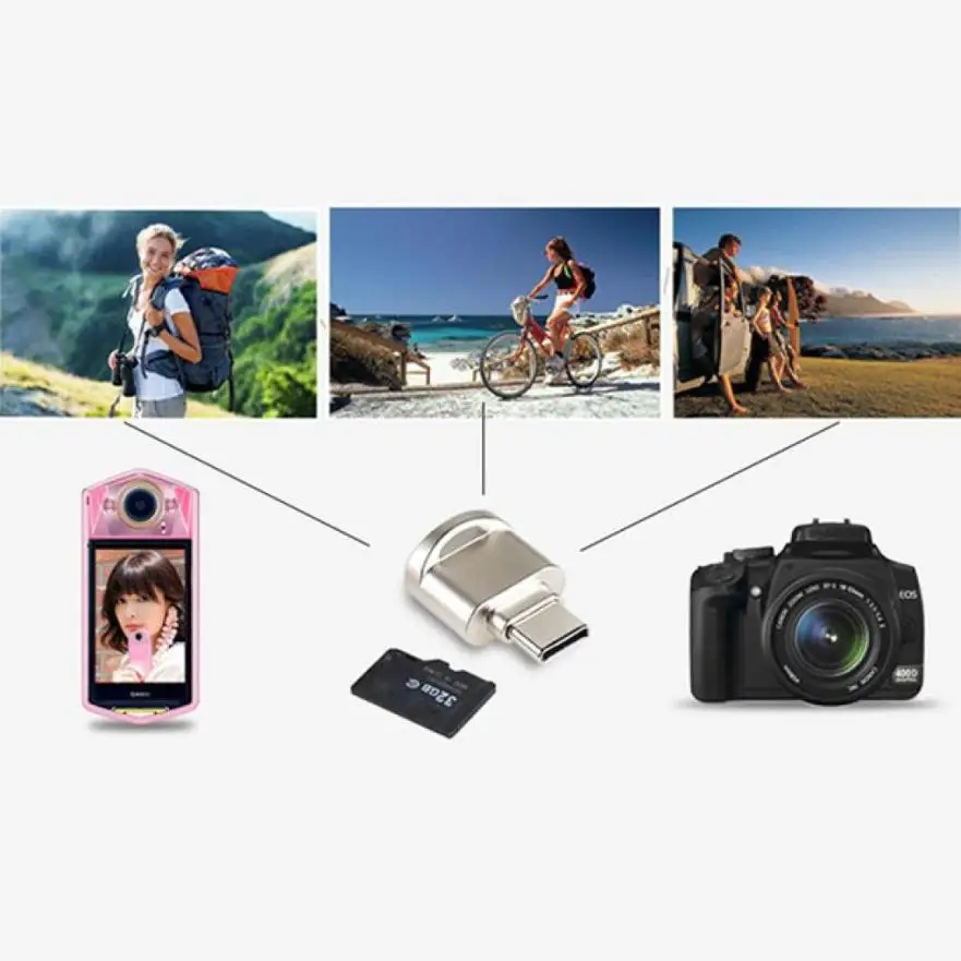 Устройство для чтения карт памяти Micro SD/TF типа C адаптер OTG USB 3 1 Samsung Galaxy S9 запасные