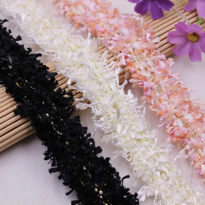 10 ярдов ширина 3 см DIY тканые кисточкой Красочные кружевная бейка костюмы пришить