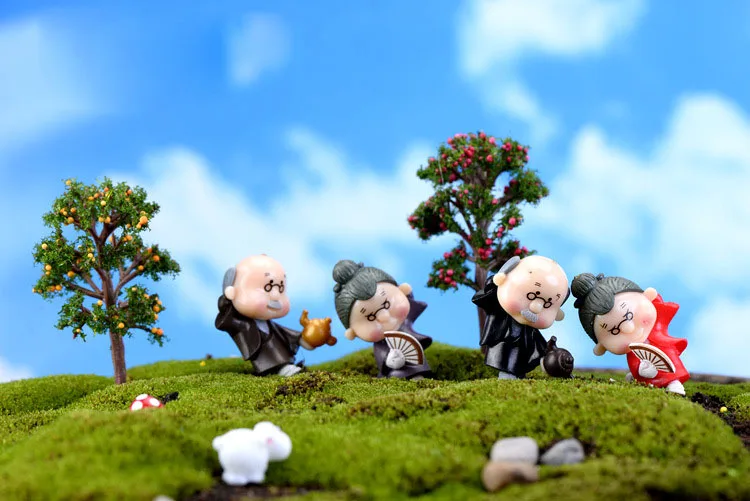 Новинка 1 шт. дедушка и сделай сам смола сказочный сад украшение миниатюрный