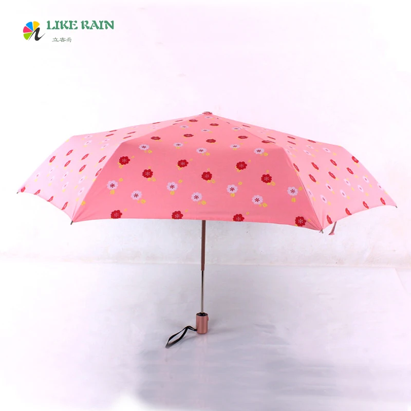 Новый автоматический мини зонт LIKE RAIN высокое качество романтическая Сакура 220 г