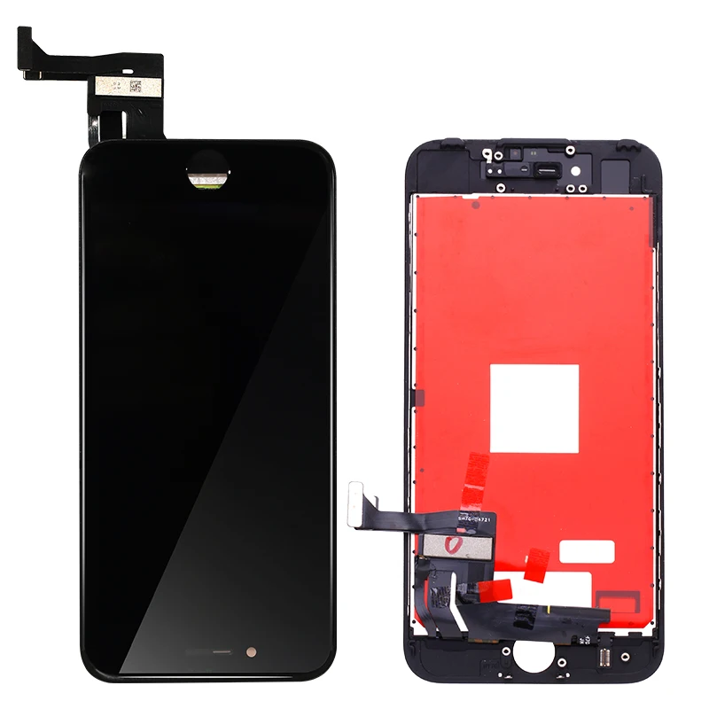 Одежда высшего качества ЖК дисплей сенсорный экран для iPhone 6S 7 сборки с планшета