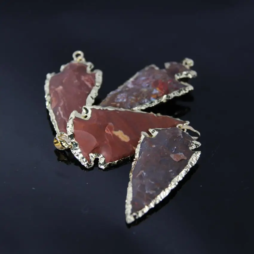 5 шт./лот в форме стрелы натуральные индийских АГ ate плиты произвольной Форме