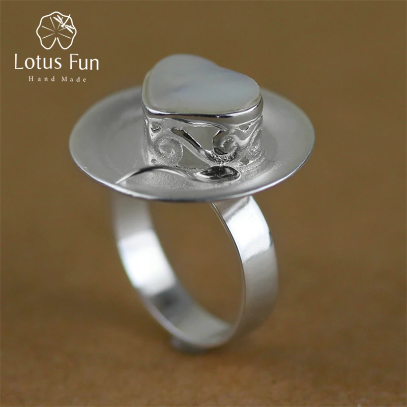 Женское кольцо Lotus Fun оригинальное дизайнерское украшение ручной работы из