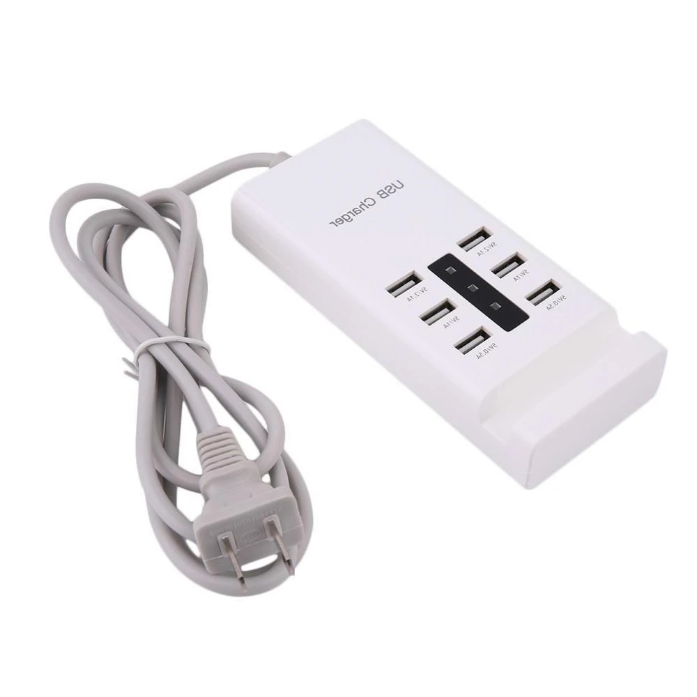 10 шт. 6 портов 7.2A USB адаптер питания для быстрой зарядки мобильного телефона