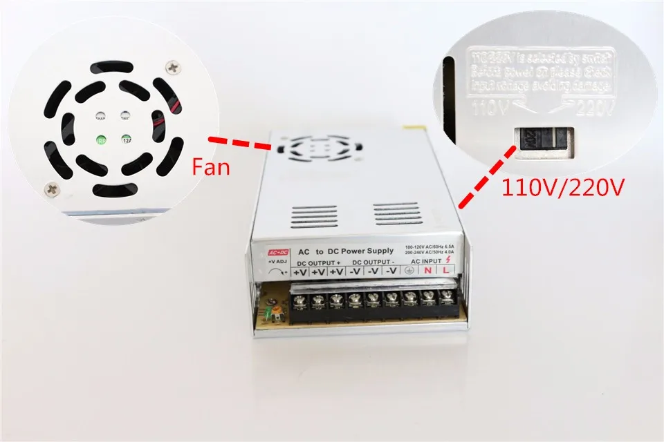 Лидер продаж AC85-265V 110V 220V постоянного тока до DC5V 12V 24V 48V 1A 2A 3A 4A 5A 6A 8A 10A 15A 20A 30A 40A CCTV/блок питания светодиодной ленты адаптер