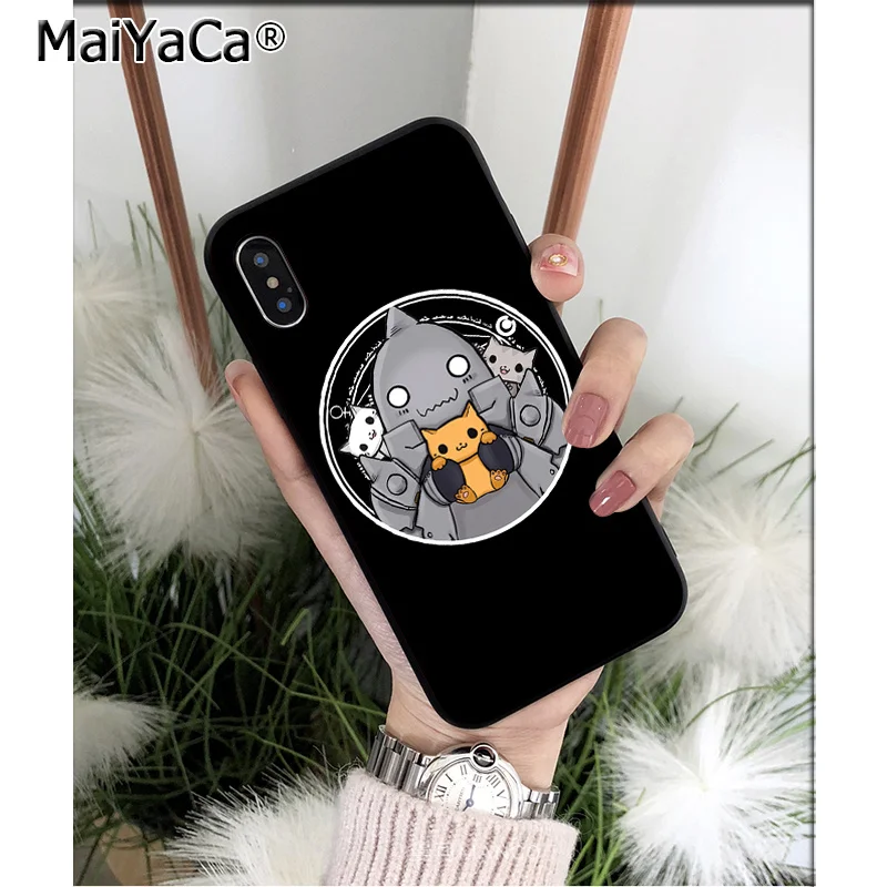 MaiYaCa металлический Алхимик Эдварда Элрика ТПУ мягкий чехол для телефона Apple iPhone 8 7