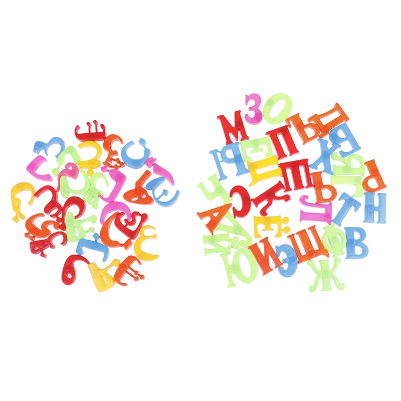 Новинка 28/33 шт. Арабский Русский Магнитный блочный Алфавит детская развивающая