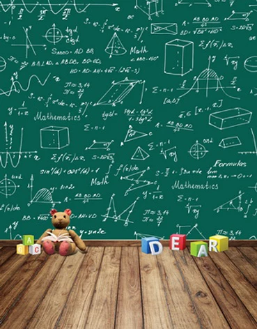 Виниловый фон для фотосъемки компьютерная печать Выпускной сезон школьные