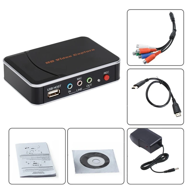 Оригинальная игровая коробка для видеозахвата Ezcap 280 HDMI YPbPr рекордер для Xbox PS3 PS4 ТВ Видео камера медицинские Эндоскопы видеозапись