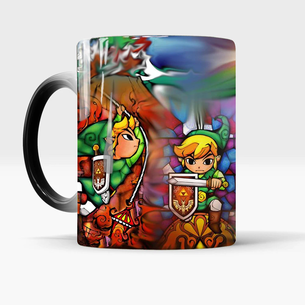 Legend of Zelda Кофейная Кружка Горячие чувствительные креативные кружки изменение цвета кружка чайная чашка лучший подарок для ваших frineds