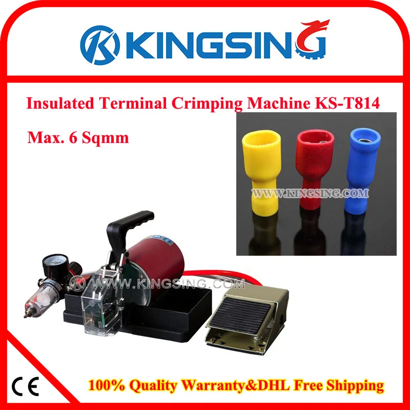 Утепленная Tubular гофрируя машина обжимной машины для изолированных Терминалы ks t814