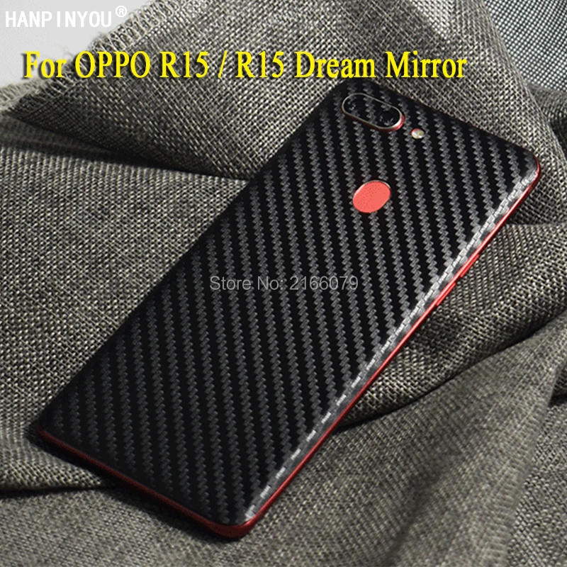 For OPPO R15 / Pro Dream Mirror New 360 Degree Full Body Decal Skin 3D Carbon Fiber Phone Protective Sticker Case |