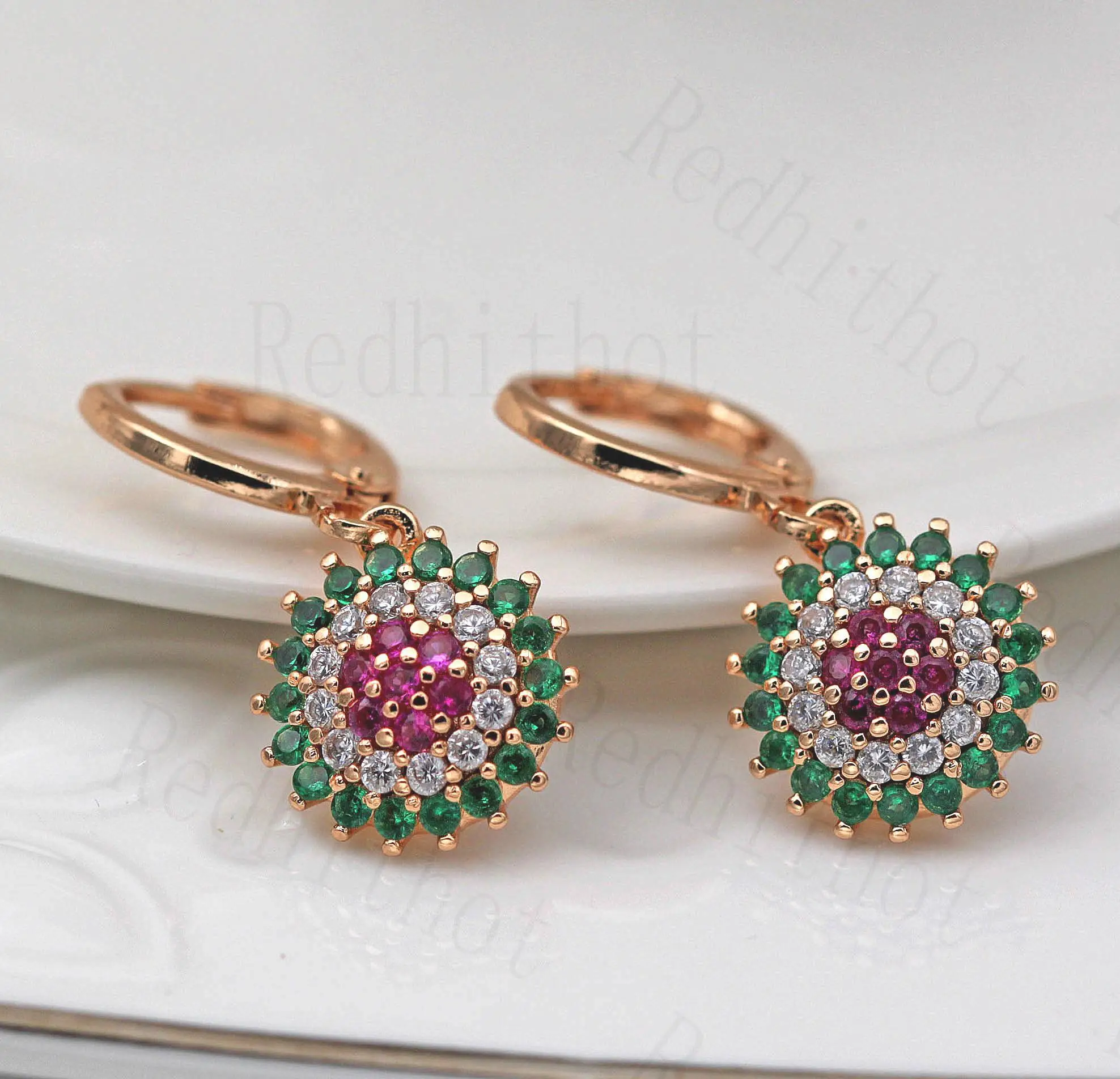 Новые роскошные висячие серьги с цветком от солнца для женский зонтик форма