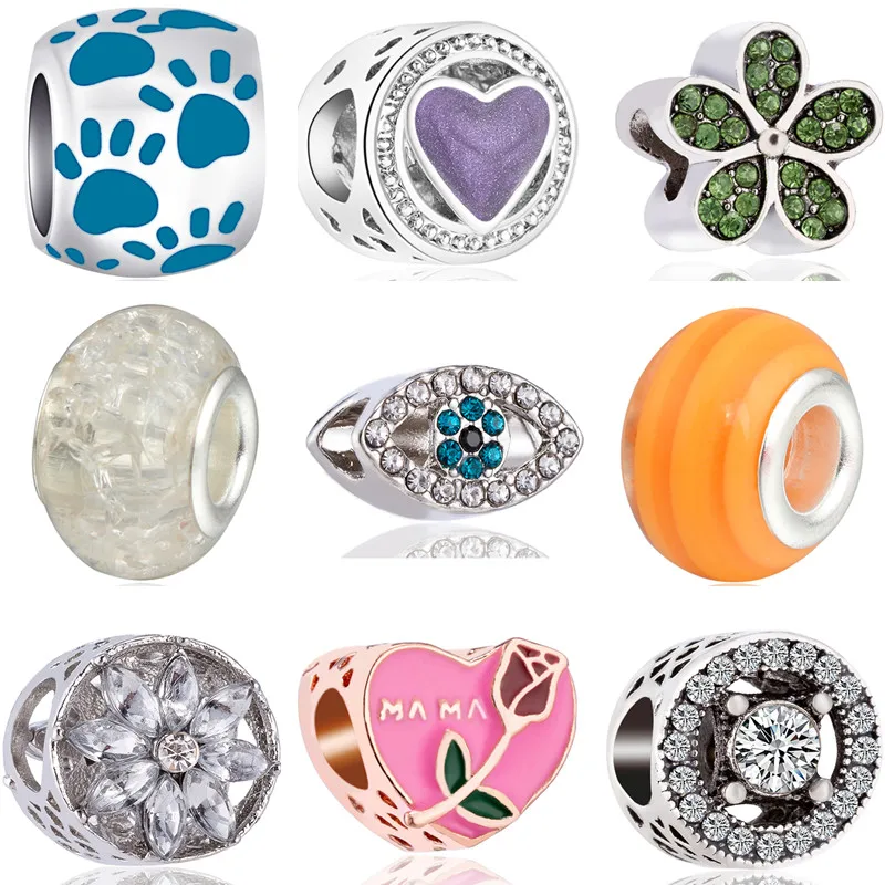 Маленький Роскошный цветок четырехлистный клевер сердце любовь хрустальные