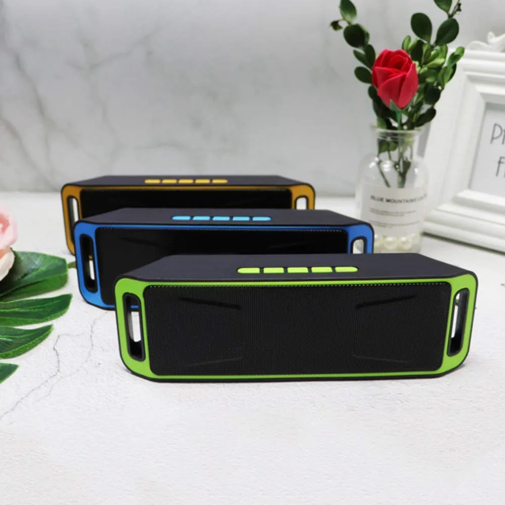 Открытый домашний портативный Bluetooth динамик беспроводной громкий Колонка стерео