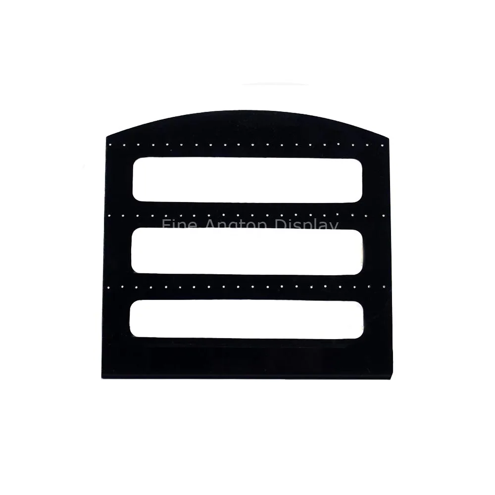 

60 Holes Display Rack Acrylic Stand Holder Closet Decoration Jewelry Earrings Organizers Showcase Accept Personalized