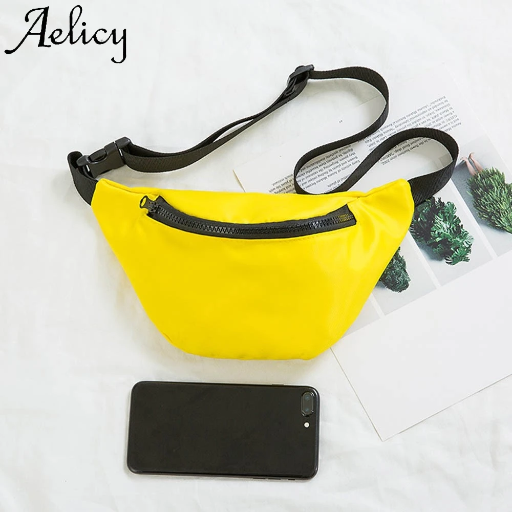 Детская сумка Aelicy поясная нагрудная кошелек для монет легкая простой карман