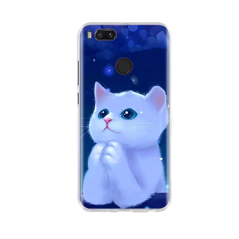 Роскошный чехол для Xiaomi Mi A1 A2 3D милый с кошкой xiaomi mi a1 a2 Lite телефона мягкий