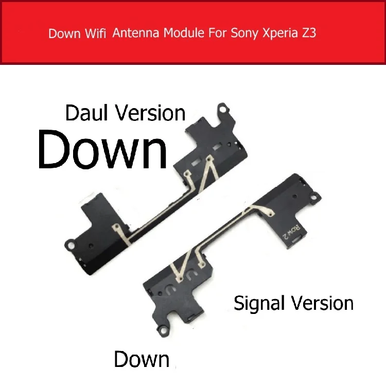 Оригинальная антенна Wi-Fi модуль для Sony Xperia Z3 D6603 D6653 SOL26 Dual D6633 D6683 вниз Gps сигнальная