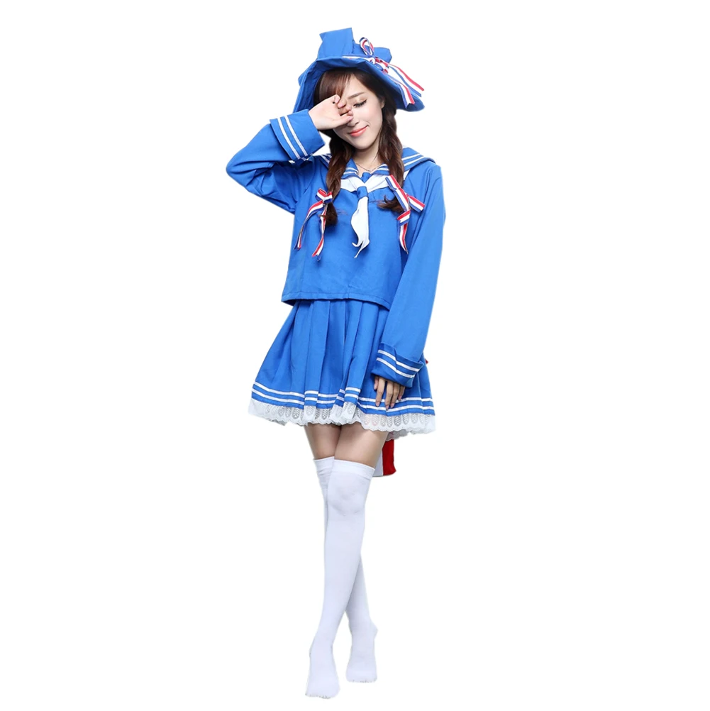 Brdwn Wadanohara и отличный фон с изображением побережья голубого моря для девушек