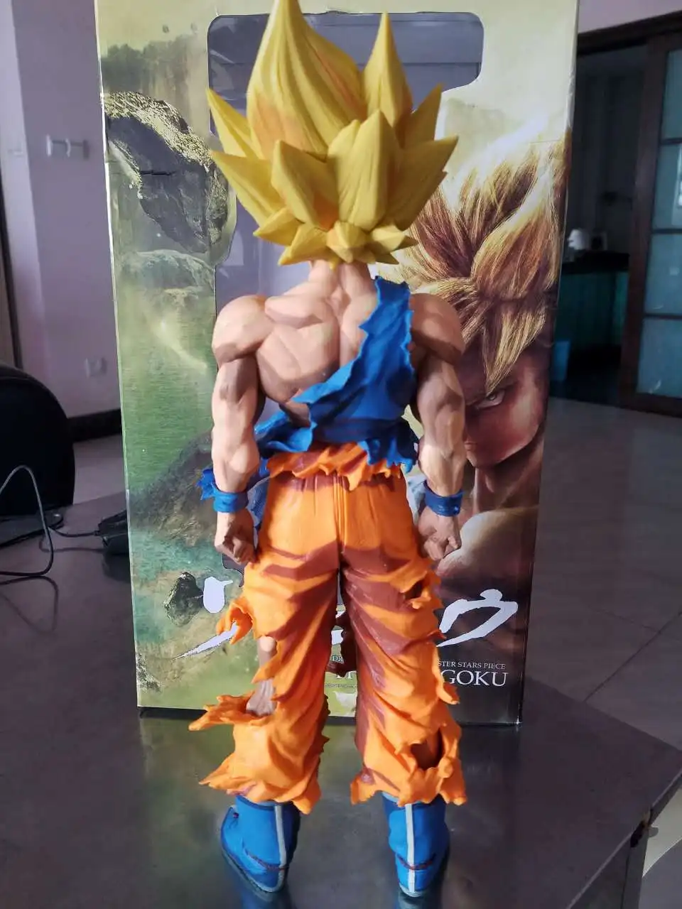 Huong Anime Figur 34 см Dragon Ball Z Son Goku Рисованные комиксы Ver. ПВХ фигурка Коллекционная