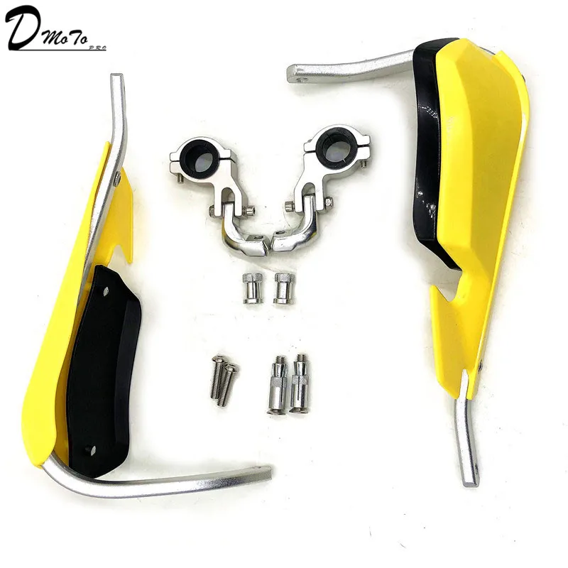 Белый 1 1/8 &quotРуль рукавицы Dirt Bike MX для XR CRF WR DRZ 28 6 мм щетка мотоцикла бронированные